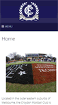 Mobile Screenshot of croydonfootballclub.com.au